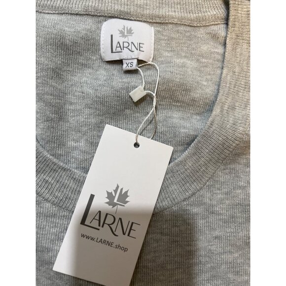LARNE Wool Knit Bodysuit for Women, Long Sleeve One Piece Thong, Sexy Scoop Neck - Picture 2 of 3
